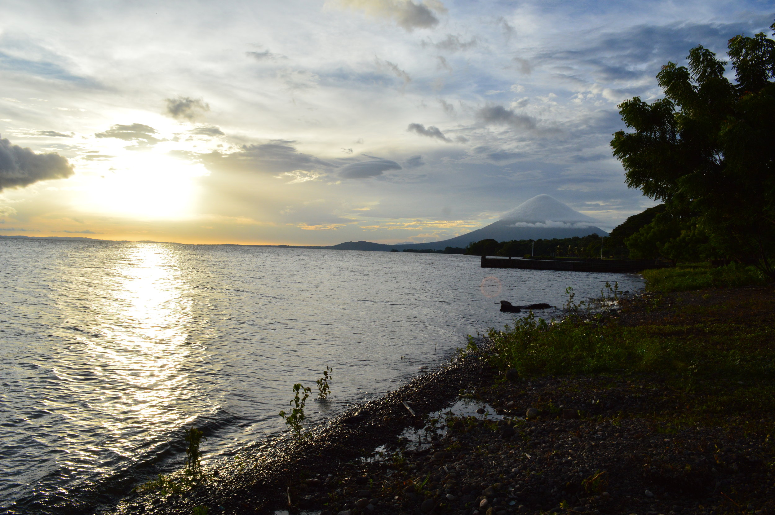  Beachfront view from the hostel 