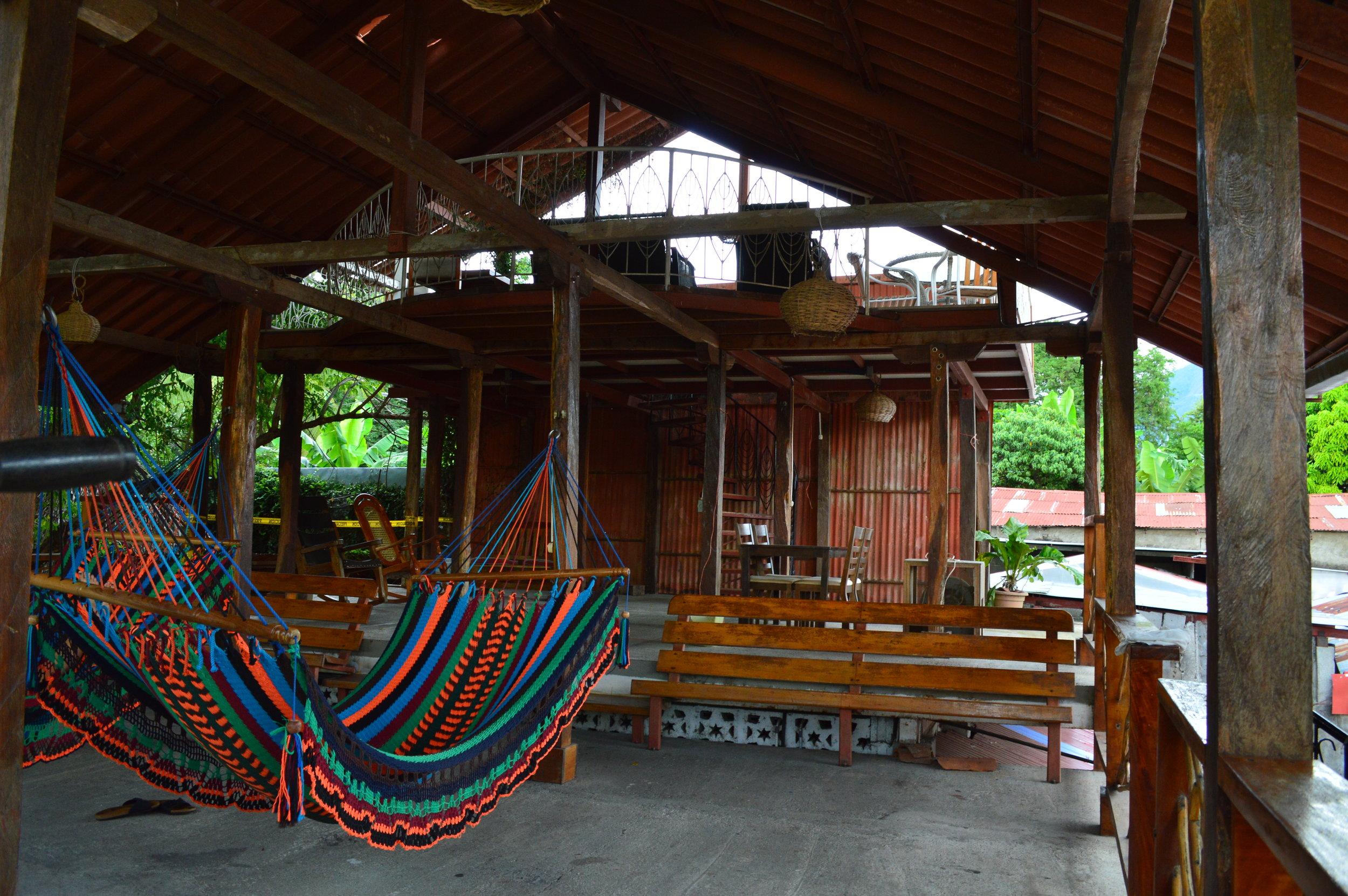  Upstairs balcony of the Landing Hotel 