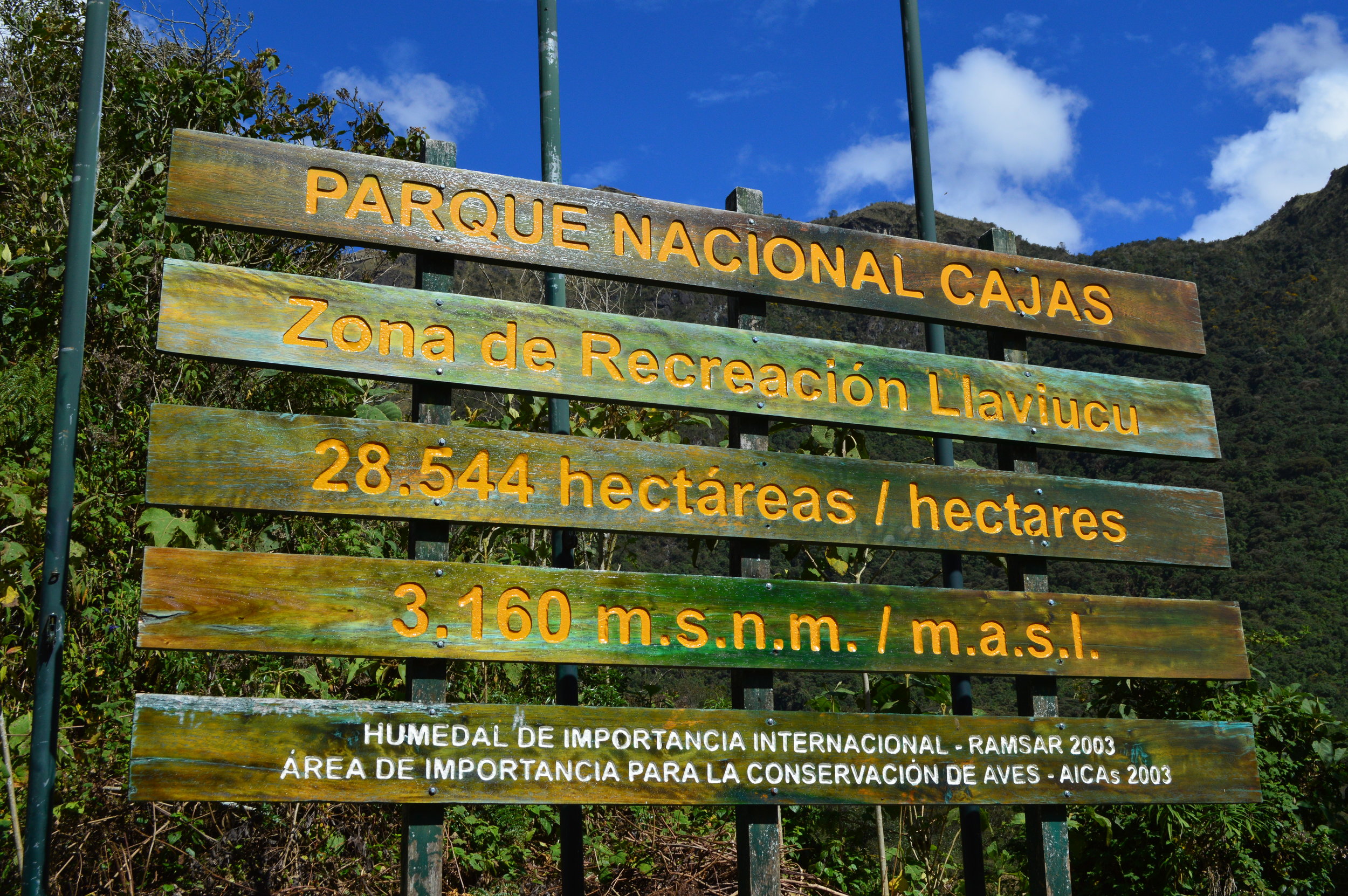  Cajas National Park entrance 