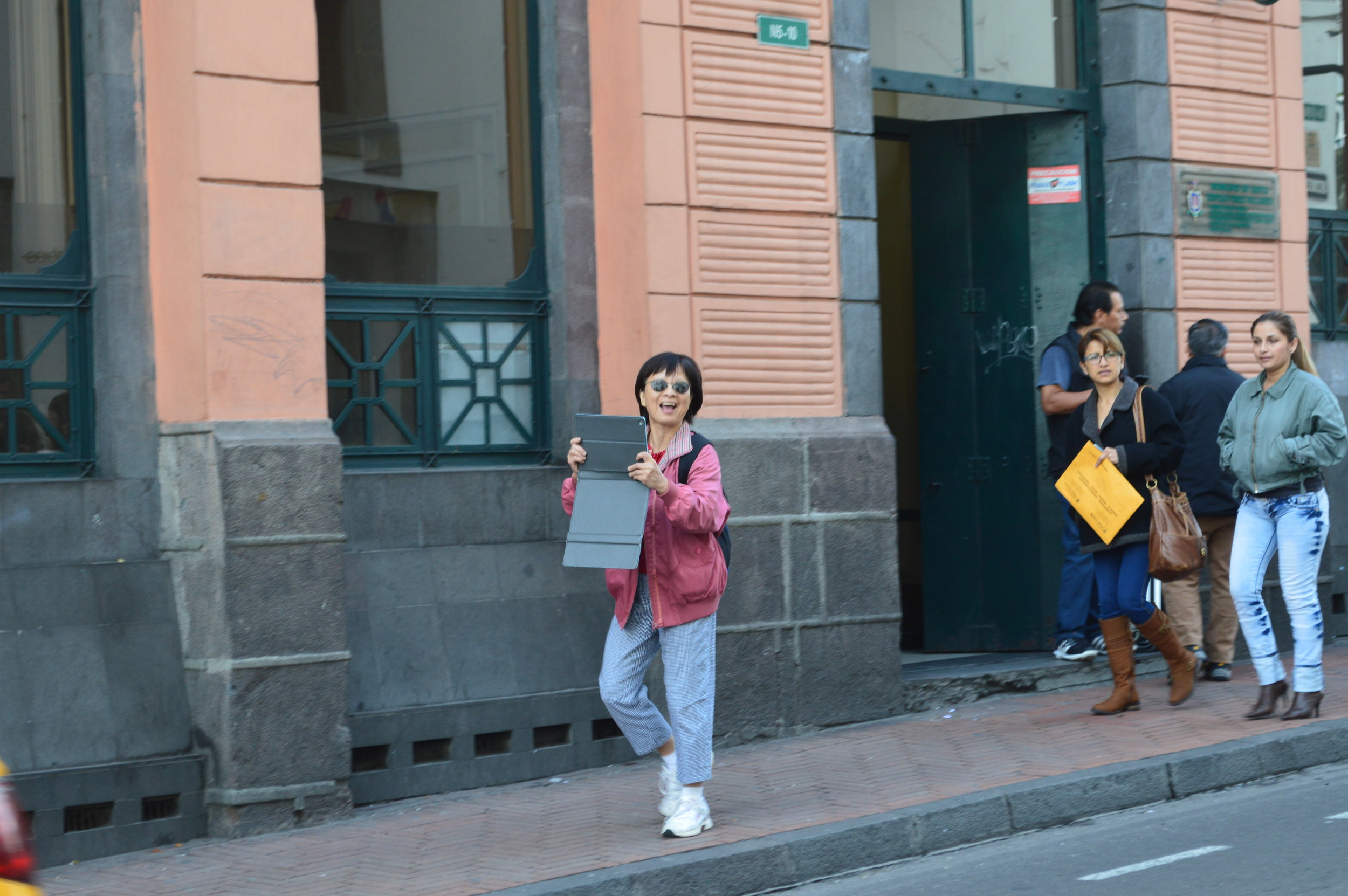  This is my mom, Mama Chu. 