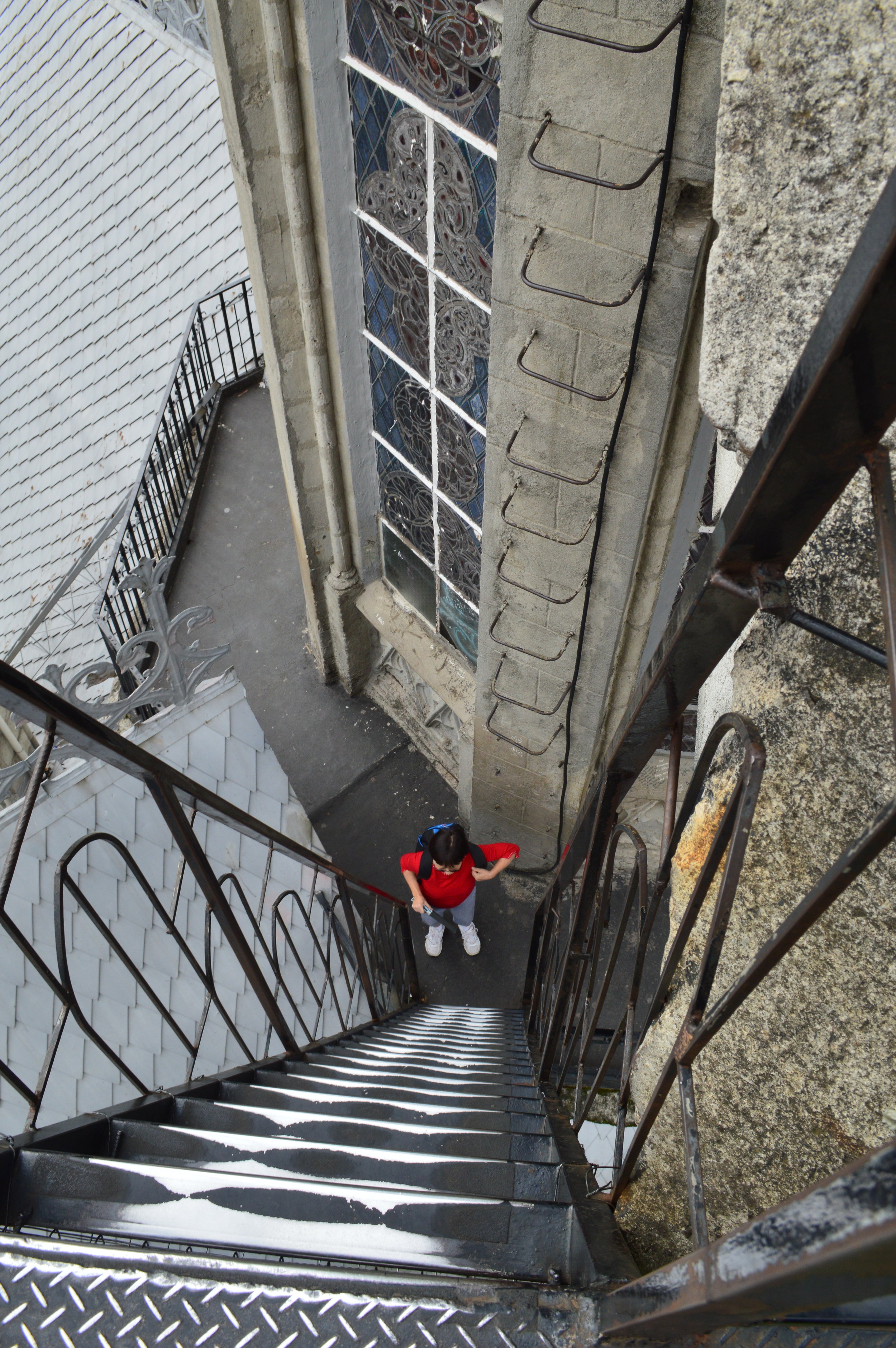  Keep following the stairs! 