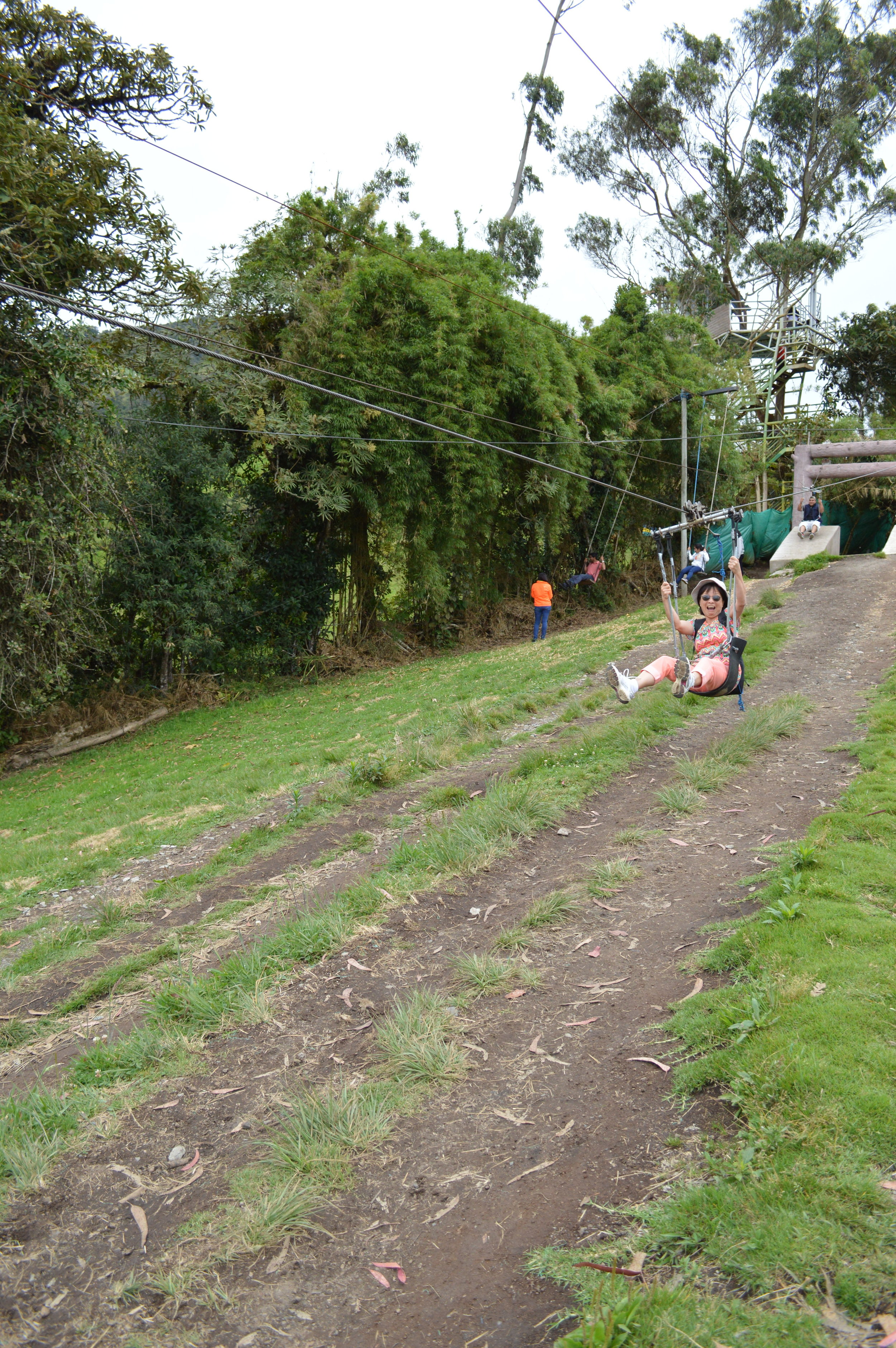  Small zipline beside the swings 