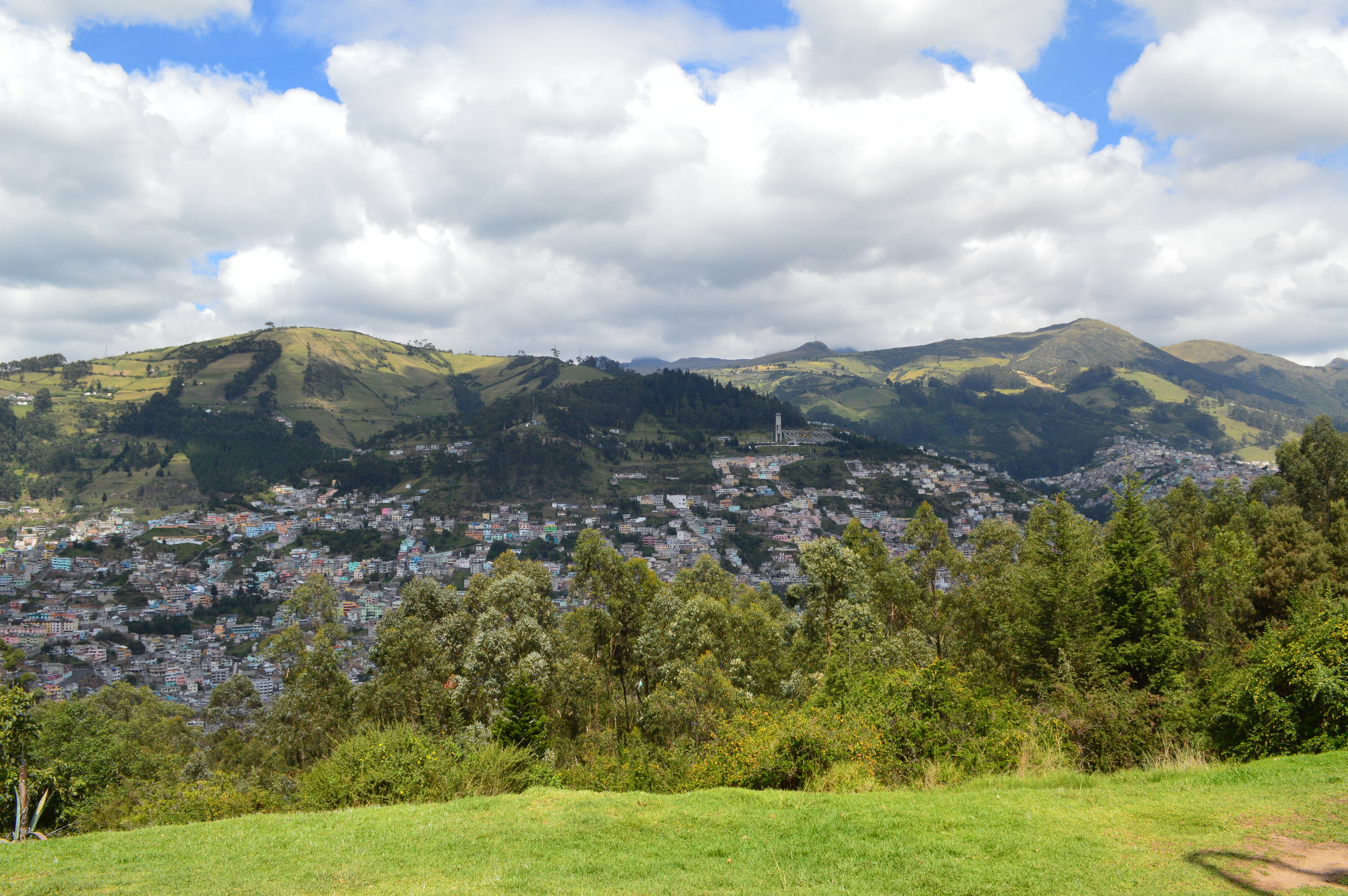  You can view Quito 360 degrees from the top. 
