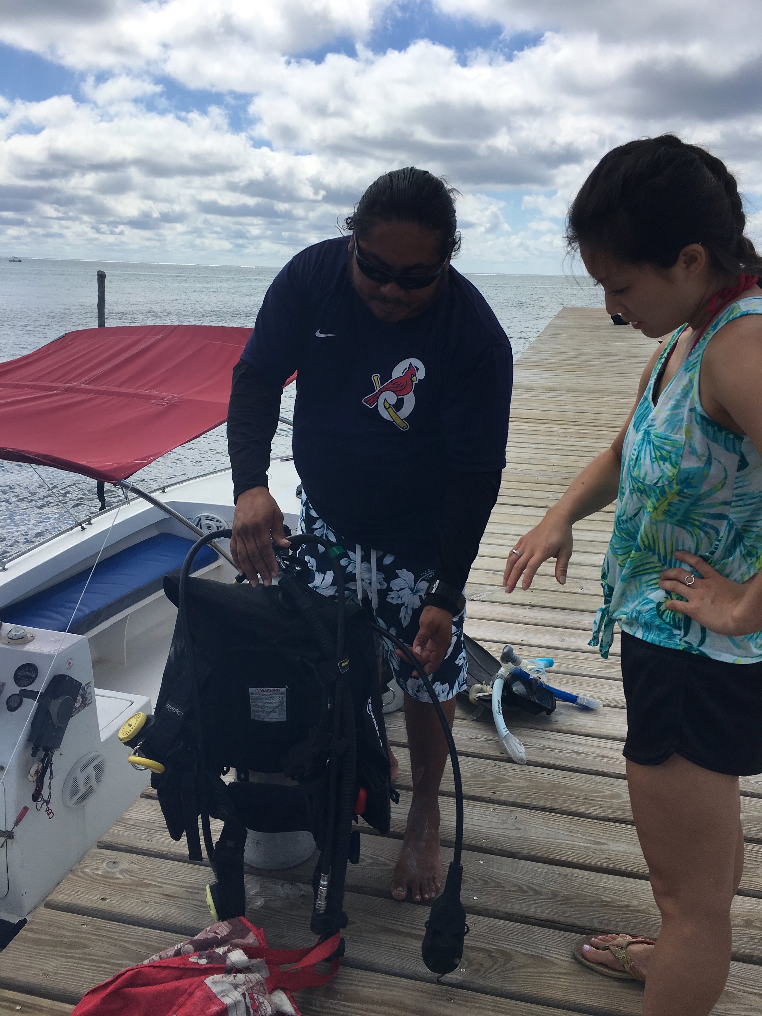  Prepping for the dive 