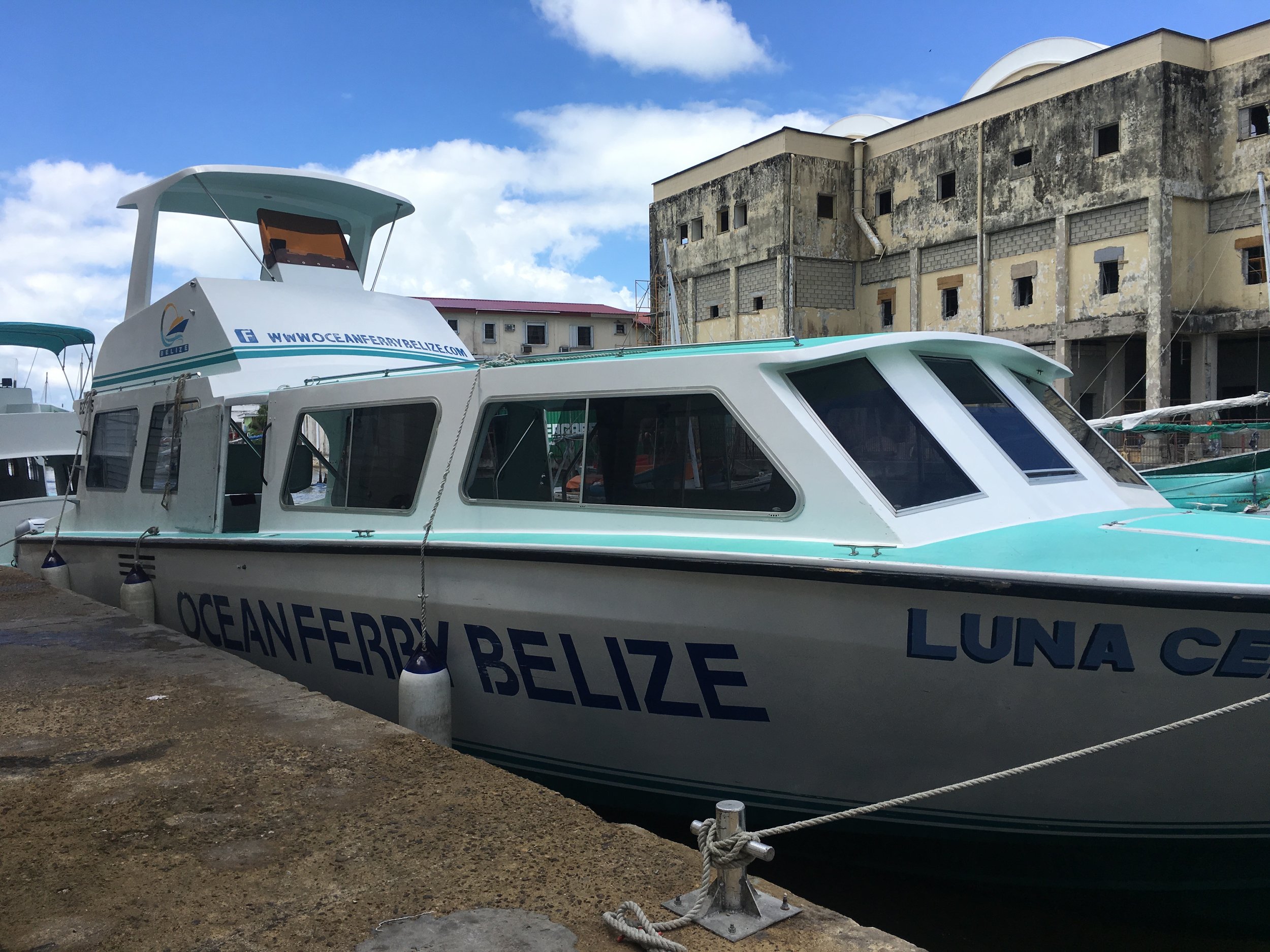  Ocean Ferry at Belize City terminal 