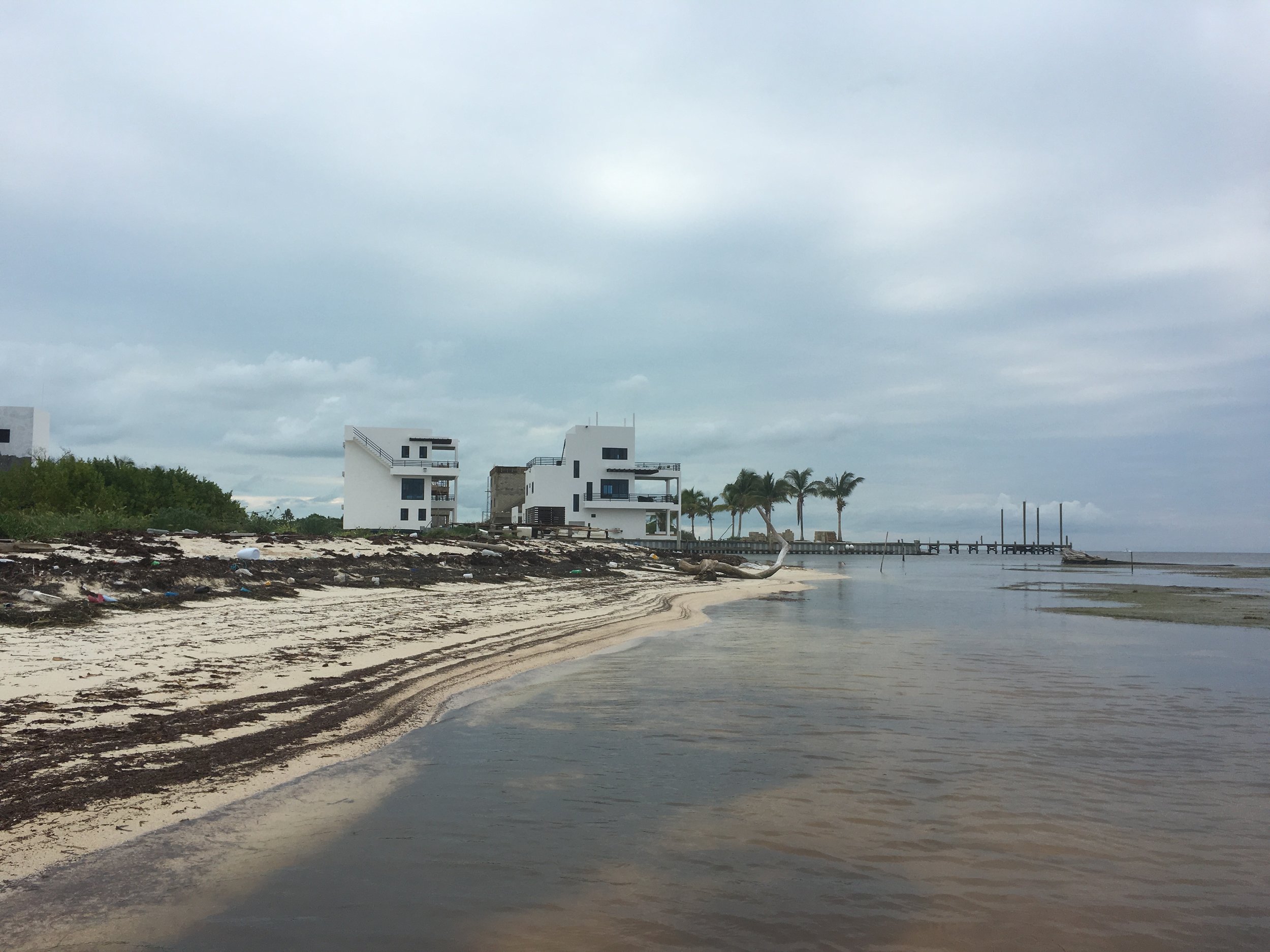  Condo still under construction, like much of the island. 