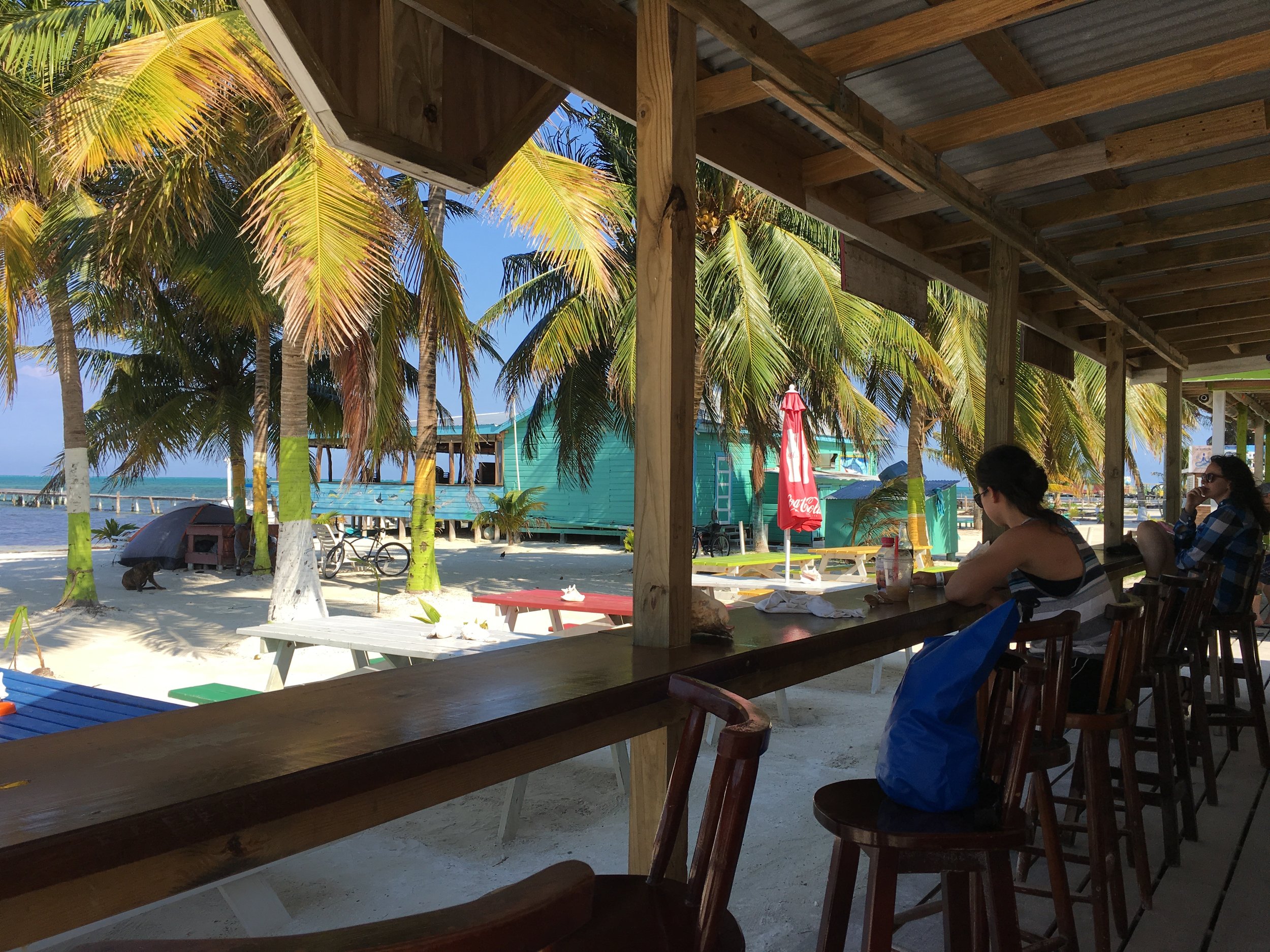  Ice N' Beans back patio 