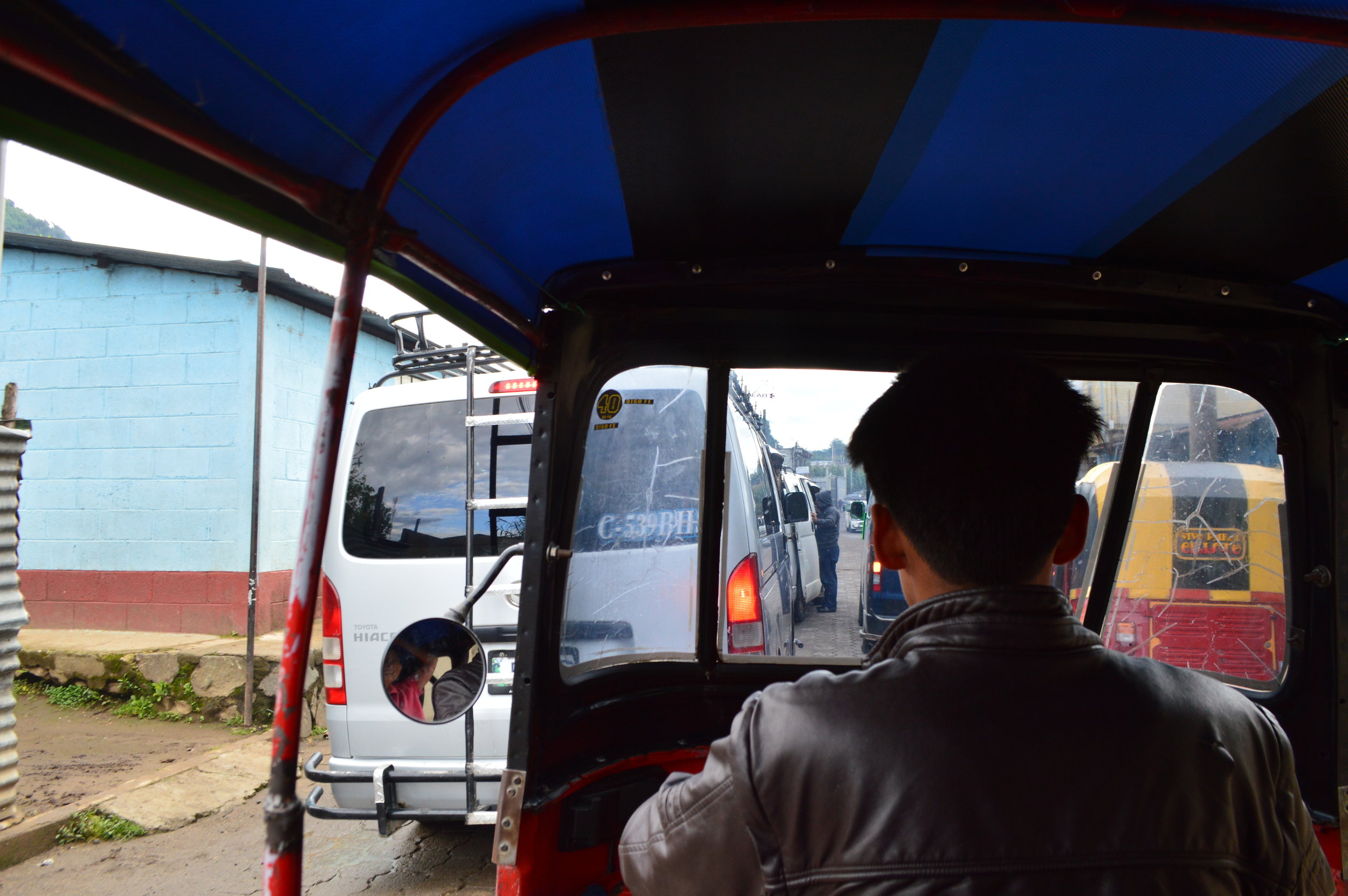 Tuk-tuk to take us back into town