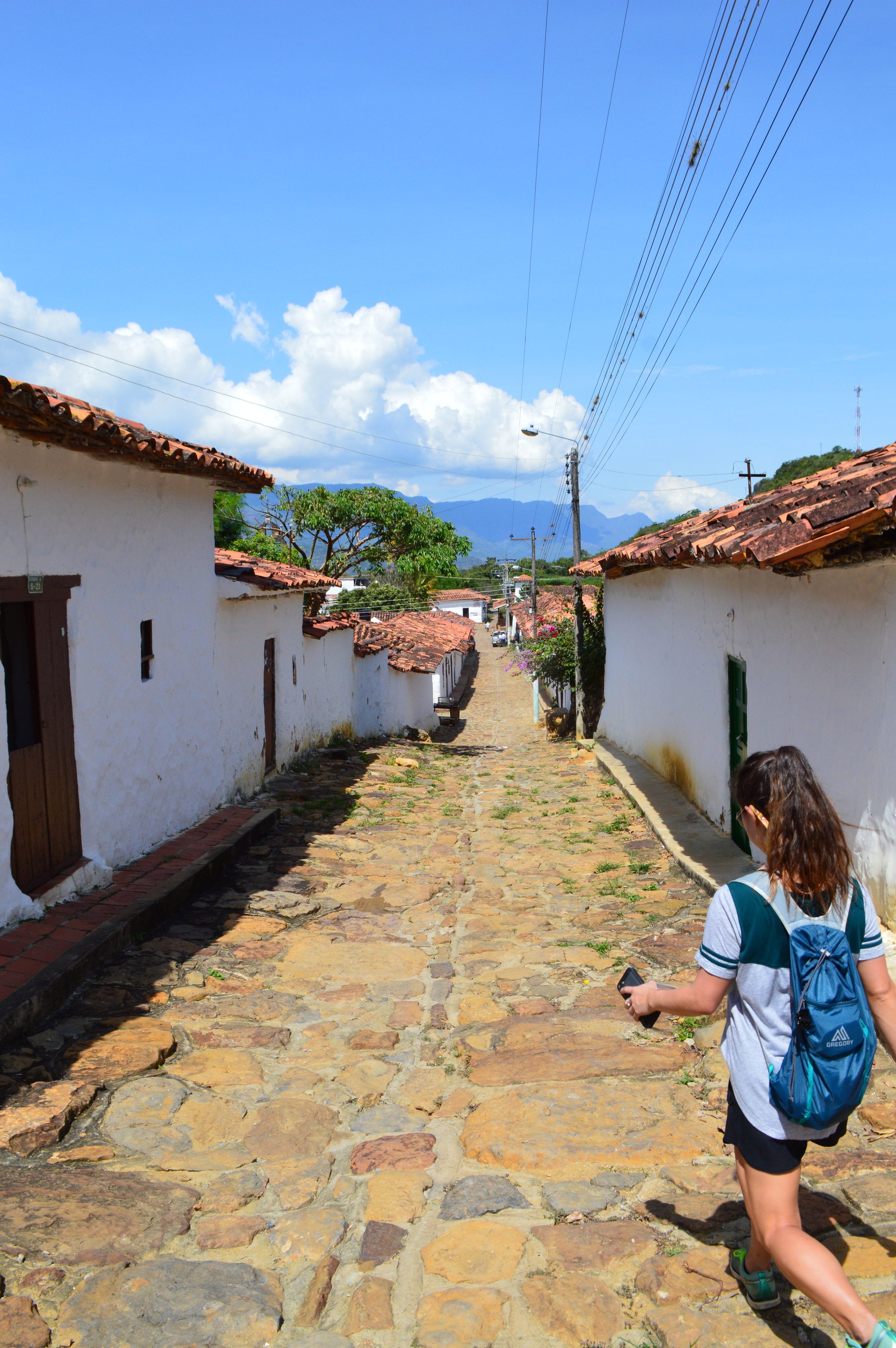 Walking into the town of Guane 