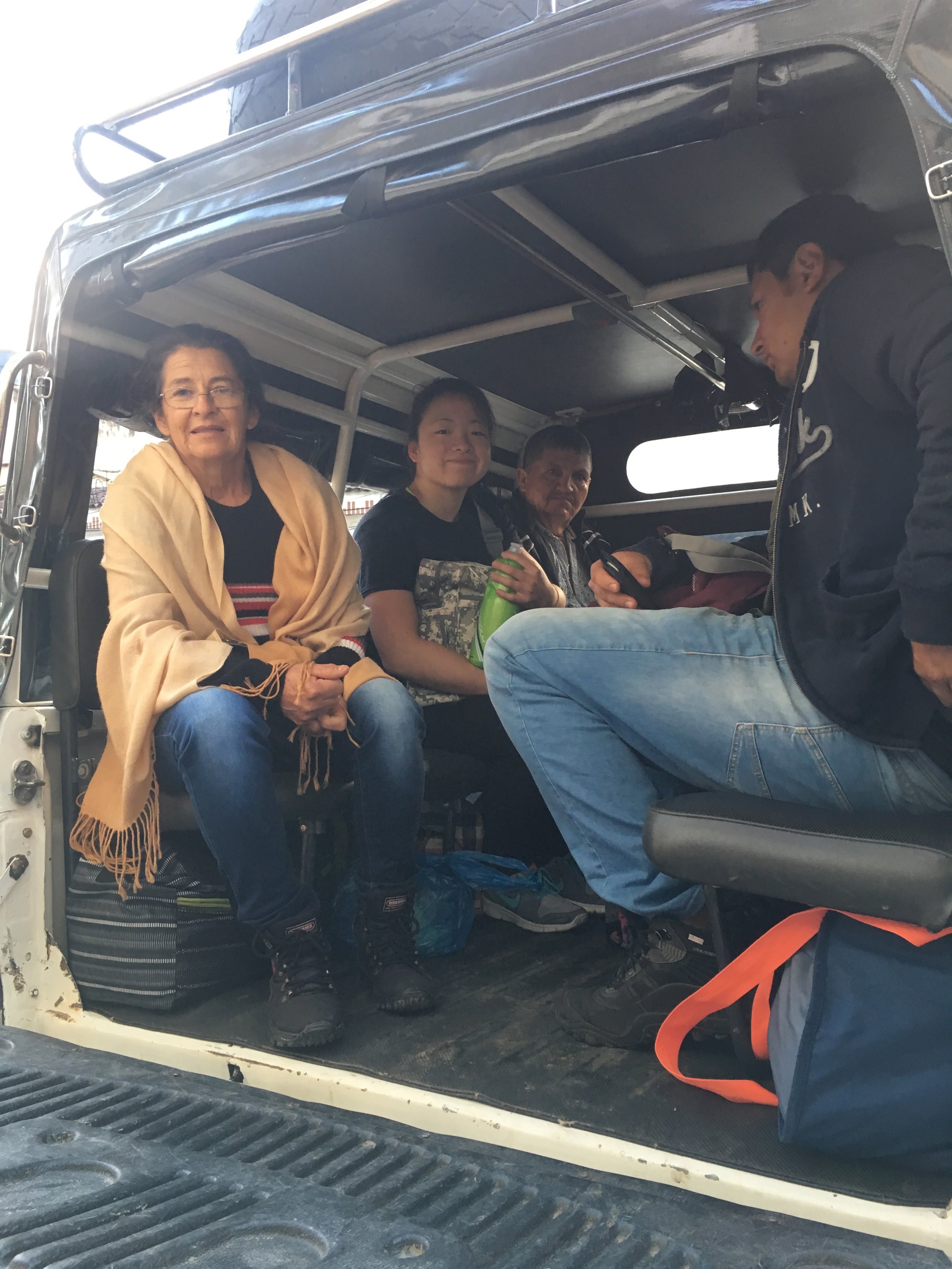  Cramped in this van to Guadalupe 