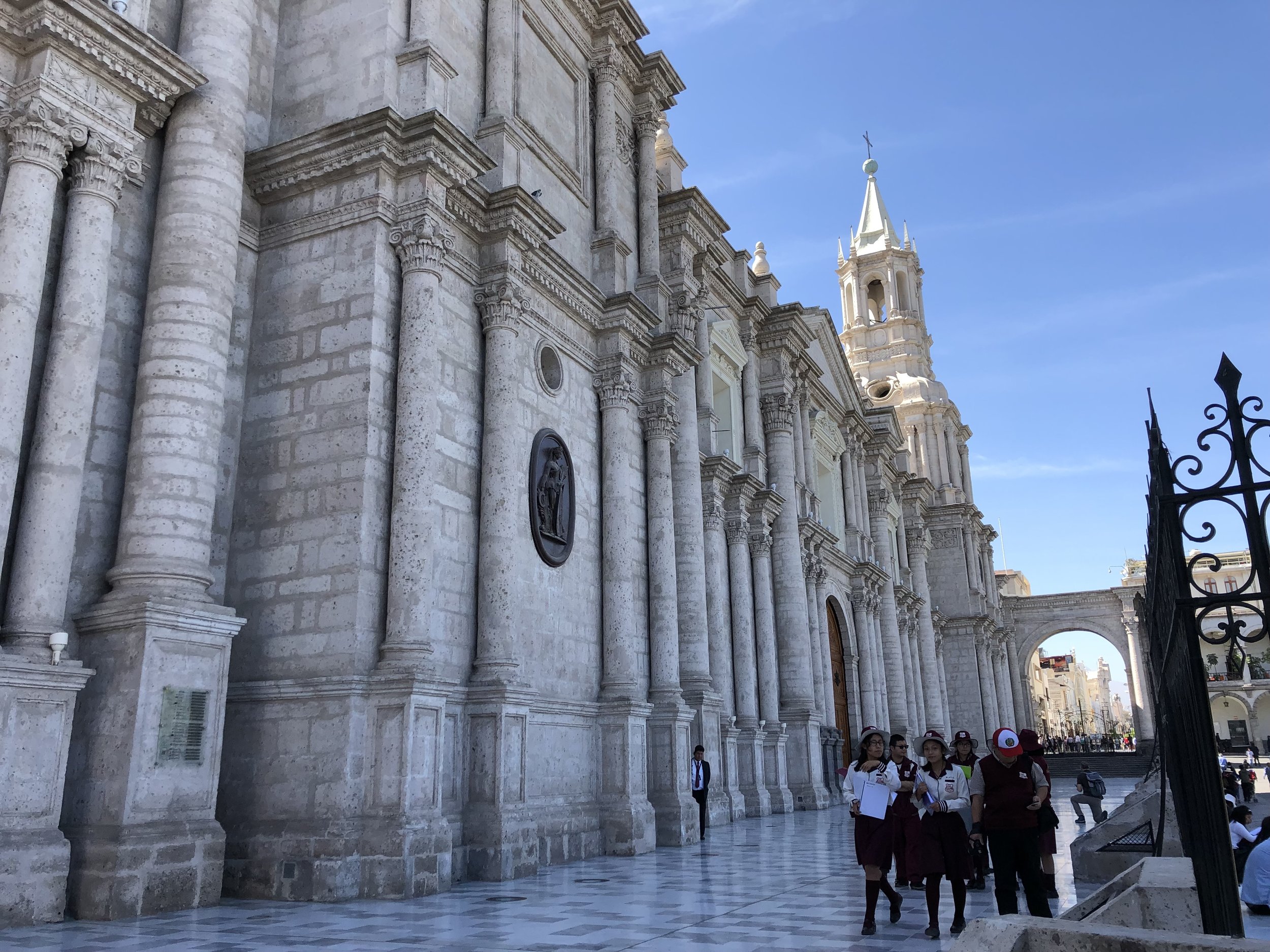 Plaza de Armas - Basilica Cathedral of Arequipa