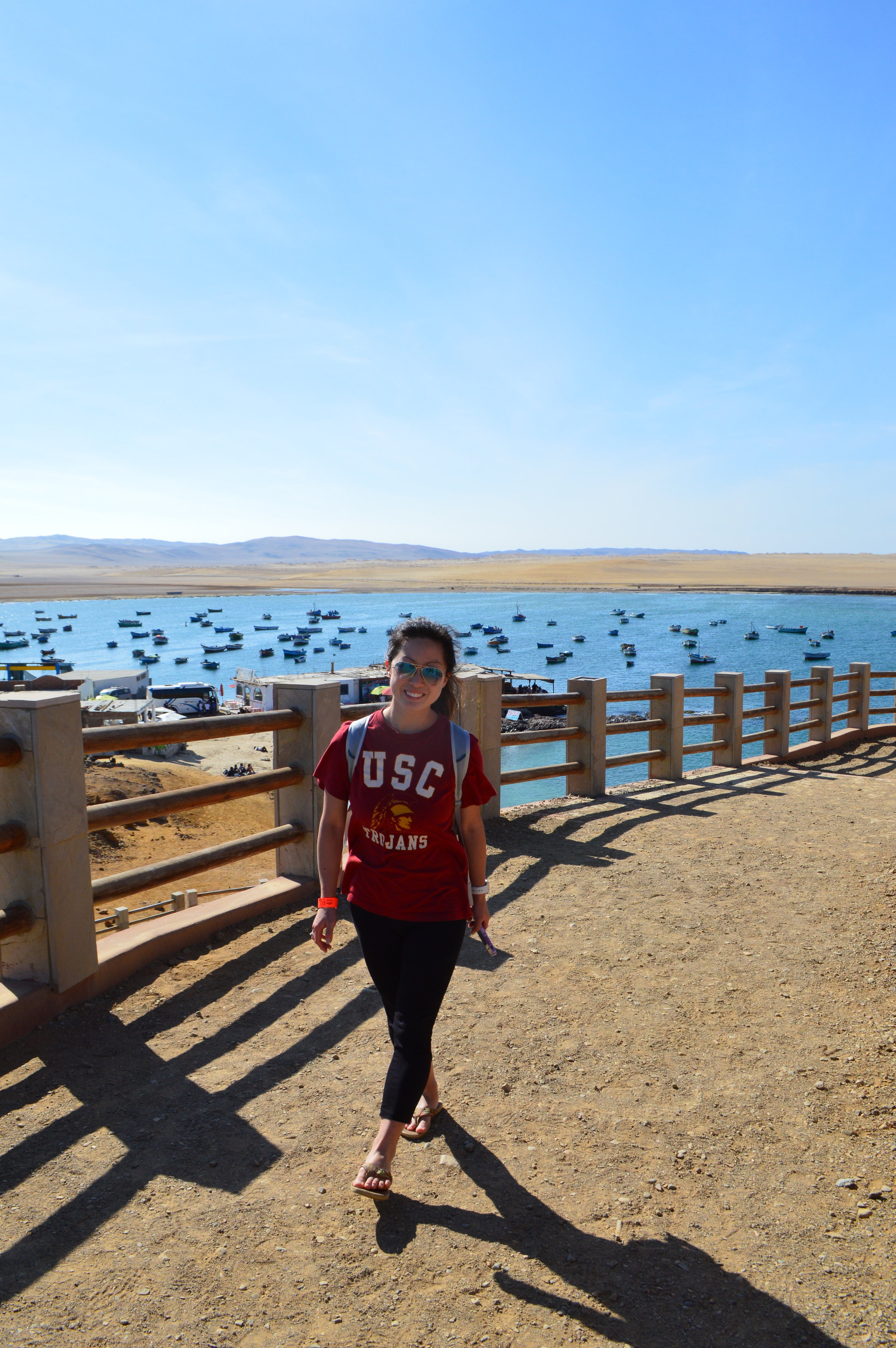 Walking around Lagunillas