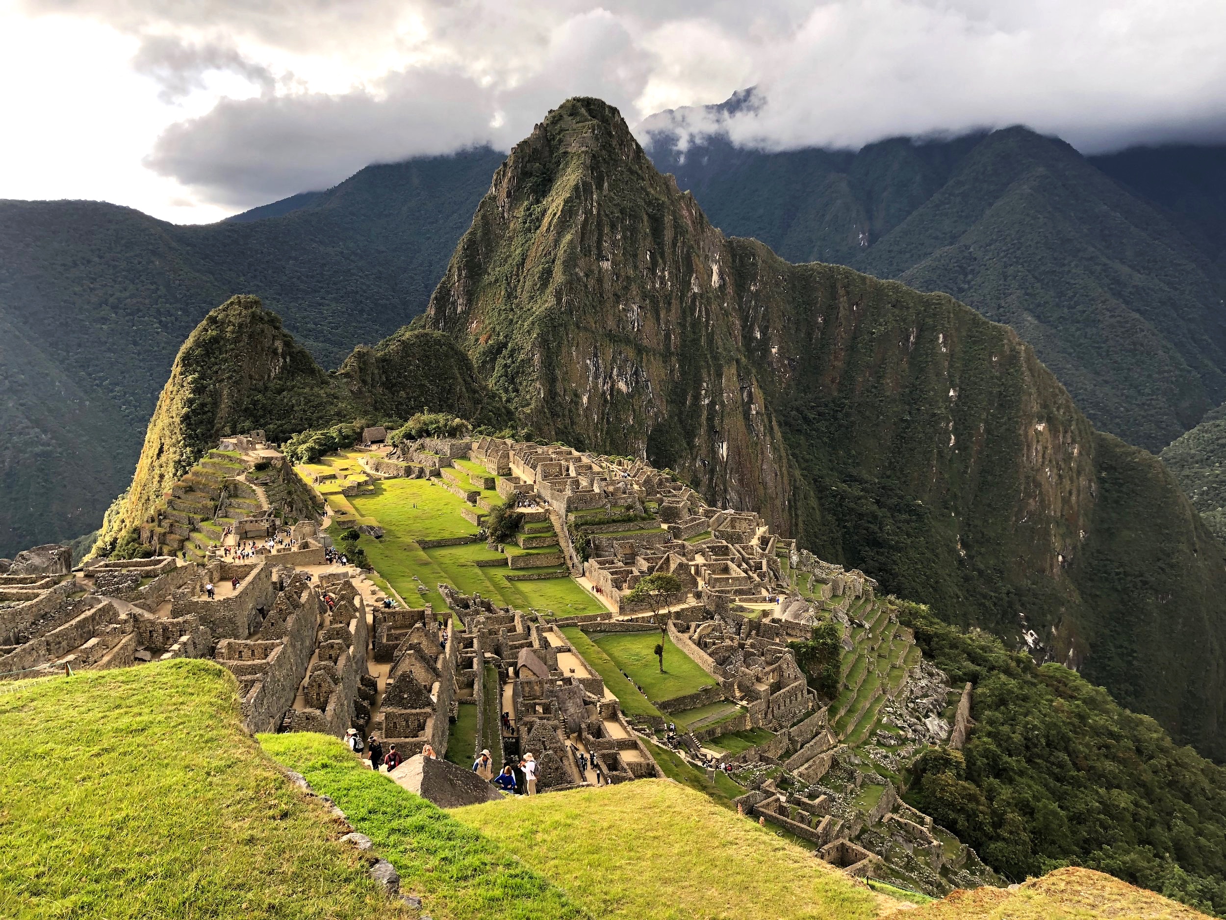 Golden hour at Machu Picchu