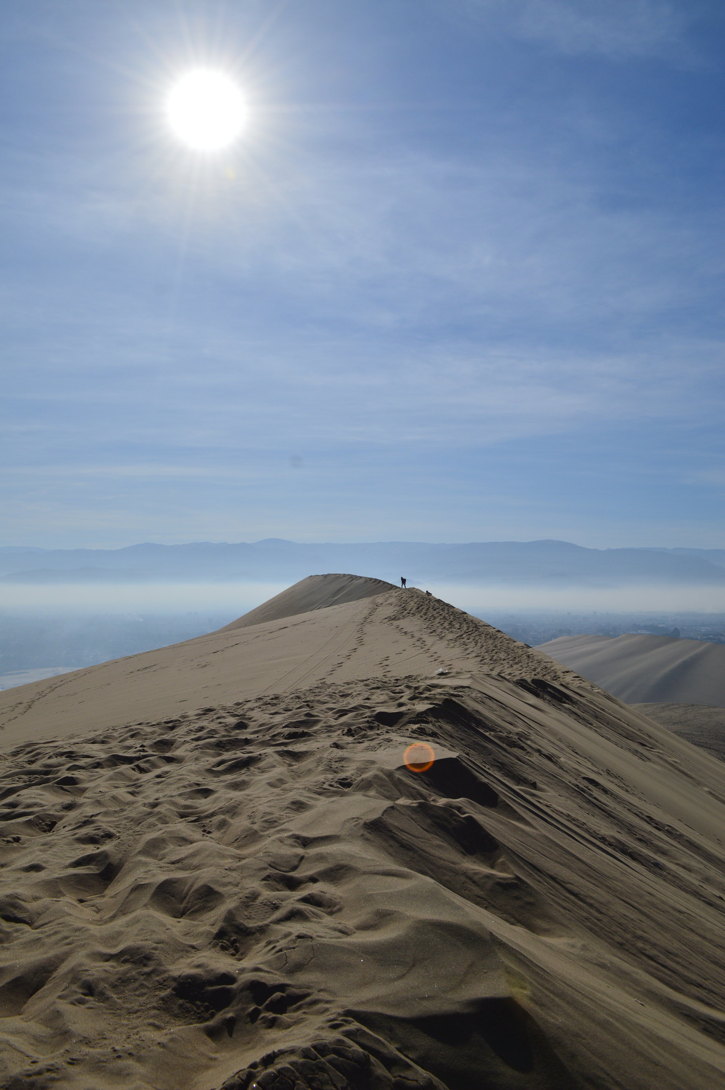 Walk along the ridges to the viewpoint