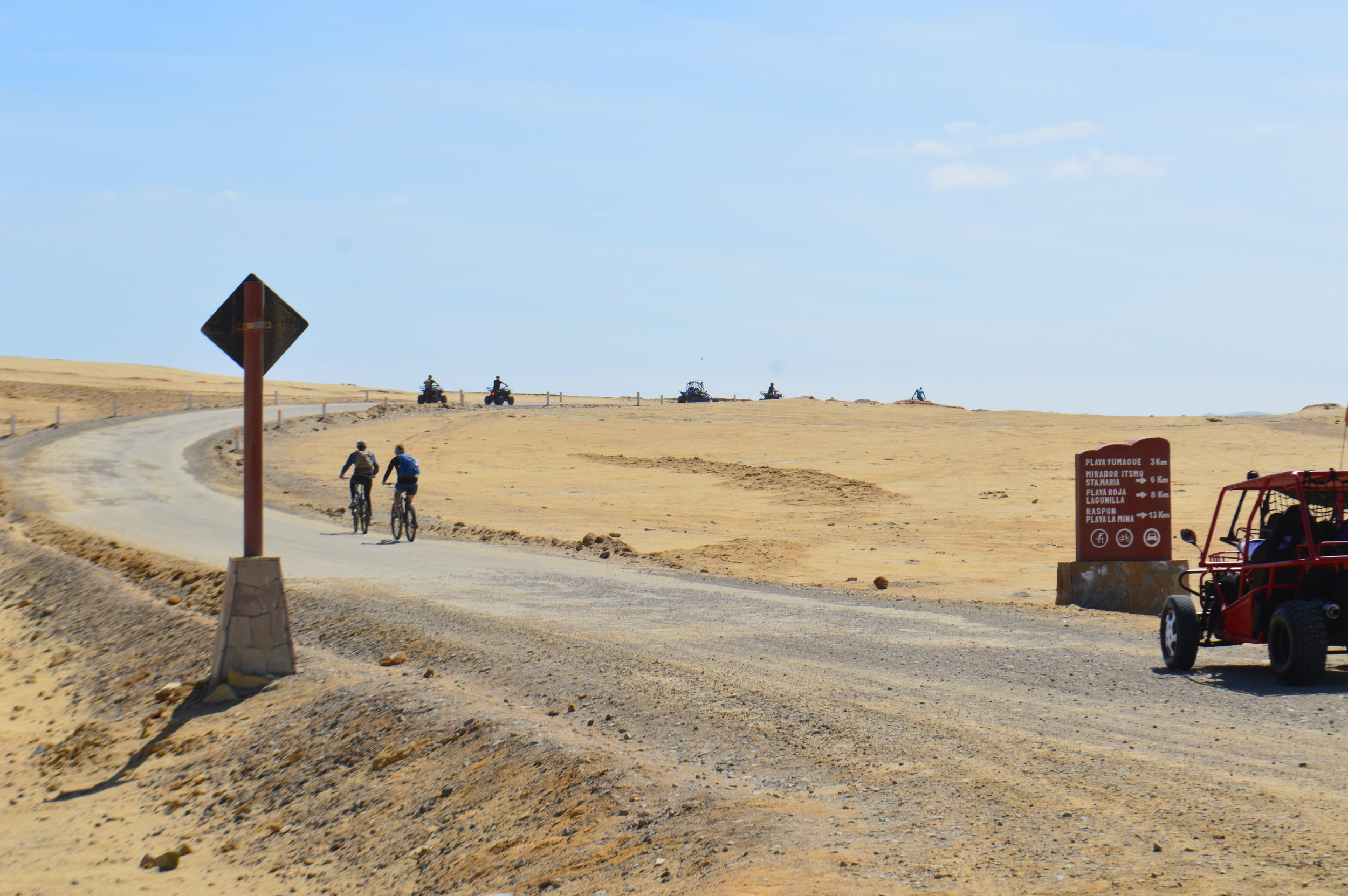 Rent quads or bikes to ride around the national reserve