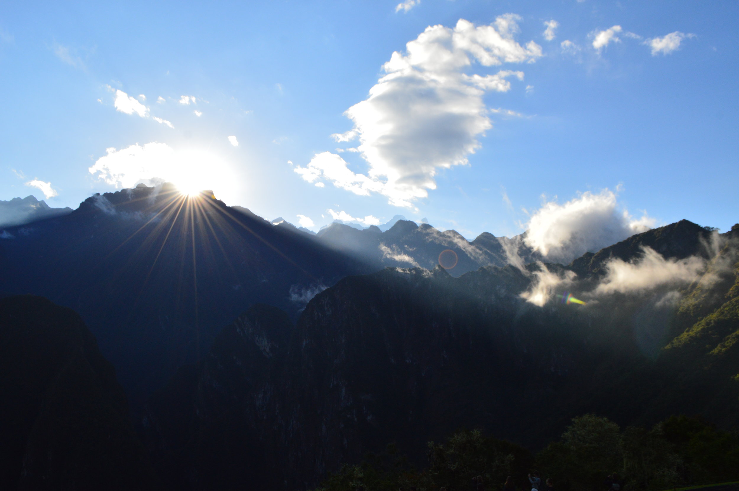 Sunrise at Machu Picchu